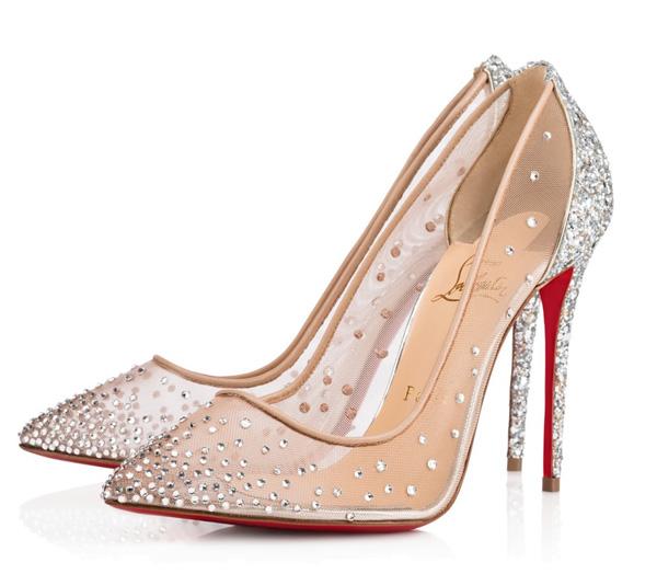 18SS新作☆クリスチャンルブタン コピー CHRISTIAN LOUBOUTIN☆Follies Strass 100 クリスタル☆パンプス 1180011SV57